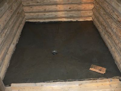 Як зробити проливні підлоги в російській лазні