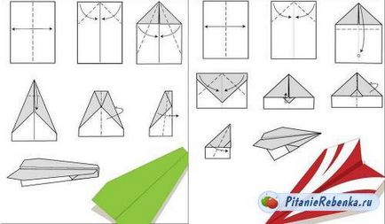 Cum sa faci un avion din hartie cu copii