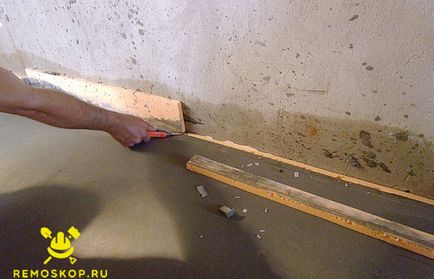 Як зробити стяжку підлоги своїми руками