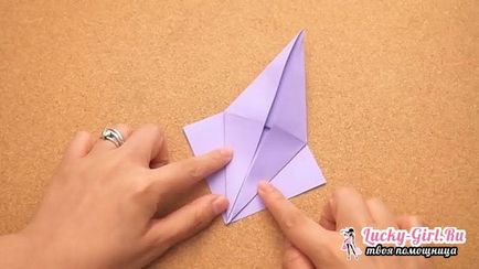 Cum de a face o macara origami dintr-o hârtie cu propriile mâini o diagramă și o instrucțiune cu o fotografie