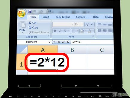 Cum se înmulțește în Excel