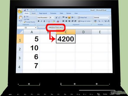 Cum se înmulțește în Excel