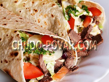 Cum acasă să faci pâine pita pentru shawarma - lavash acasă, rețete cu o fotografie pe m