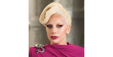 Ca și în film, machiajul Lady Gaga este de la - povești de groază americane