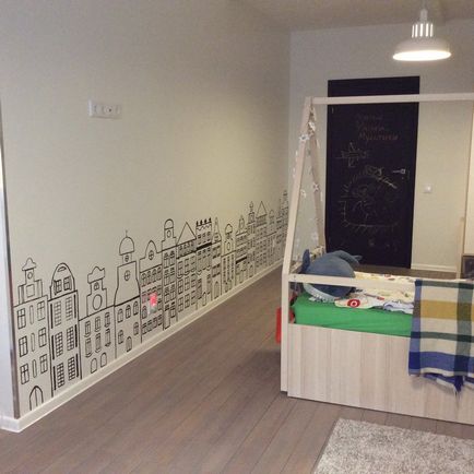 Cum am pictat o cameră pentru copii sau primul proiect mare - dina mihalna