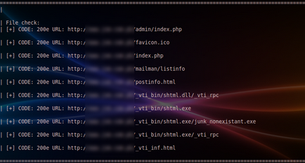 Kali linux caută vulnerabilități pe site-ul curent - vorbind despre linux, joomla, android, hacking și