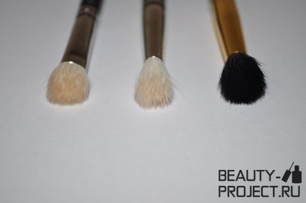 Кисті mac brushes 217, 222 і 224 для розтушовування тіней - фото і порівняння - відгуки про косметику на