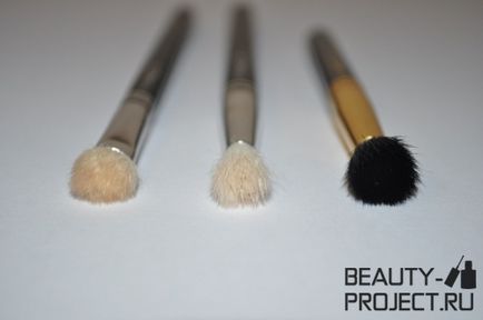 Кисті mac brushes 217, 222 і 224 для розтушовування тіней - фото і порівняння - відгуки про косметику на