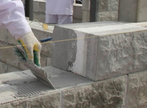 Fektetése beton blokkok - hogyan verem Gazbeton