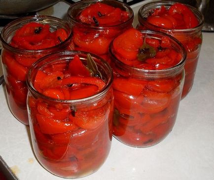 Консервований перець з медом рецепт з помідорами і огірками на зиму, фото, відео