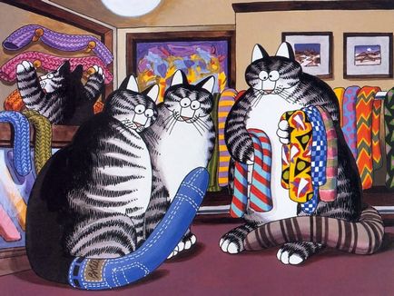Pisici Bernard Klyban - Tavernă - Trei inchizitori veseli