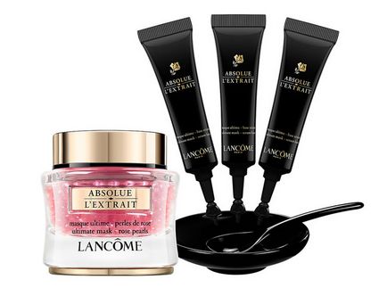 Краса по-французьки маска-сироватка з рожевими перлинами від lancome, marie claire