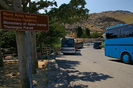 Creta, mănăstirea preveli, plajă, foc, tăiat