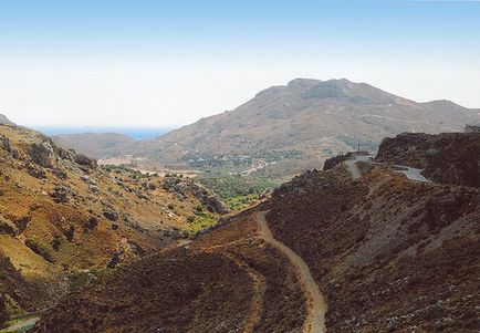 Creta, mănăstirea preveli, plajă, foc, tăiat (fotografie) Creta, mănăstirea preveli, plajă, foc, tăiat
