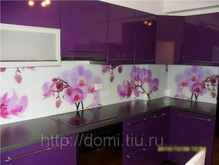 Bucătării de vinete de culoare exemple de design interior