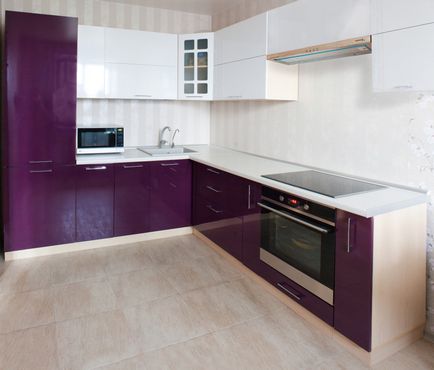 Кухня кольору баклажан (51 фото) як створити дизайн своїми руками, інструкція, фото, ціна та