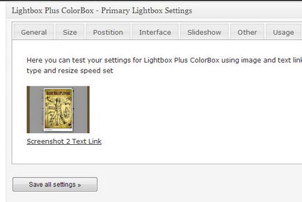 Cutia lightbox plus plug-in colorbox pentru afișarea imaginilor în diapozitive