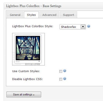 Cutia lightbox plus plug-in colorbox pentru afișarea imaginilor în diapozitive