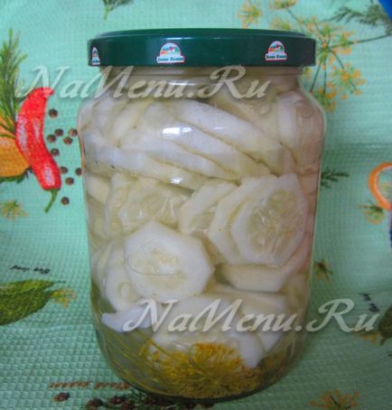 Pickles szelet recept (uborka) Kovászos uborka szeletek, recept