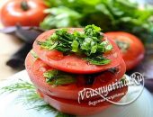 Мариновані жовті помідори на зиму рецепт з фото