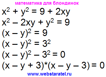 Matematica pentru blonde cum să găsească o soluție la sistemul de ecuații