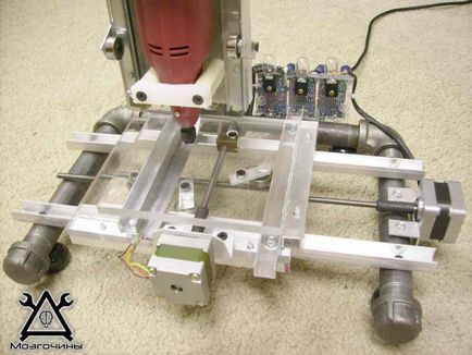 Mecanica unui simplu engraver CNC cu 3 coordonate