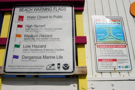 Simboluri internaționale de avertizare pe plajele din Phuket, știri din Thailanda