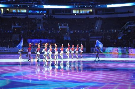 Minsk arena fotografie, hartă, schemă plană a sălii