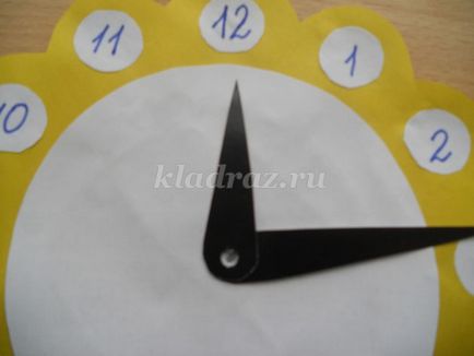 Модель циферблата годинника для дітей з паперу своїми руками - як зробити в домашніх умовах