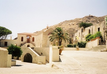 Монастир превели на крите пляж монастиря, село Спілі, відгуки та фото