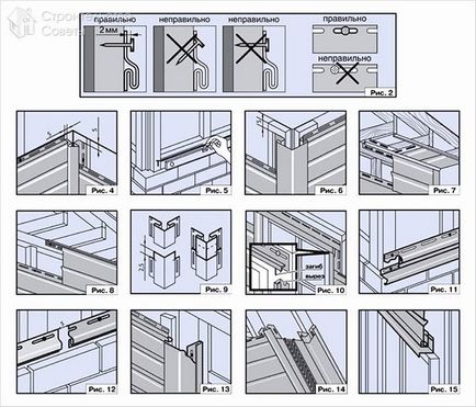 Montarea siding-ului - instrucțiuni video