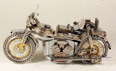 Мотоцикли зі старих годин, своїми руками