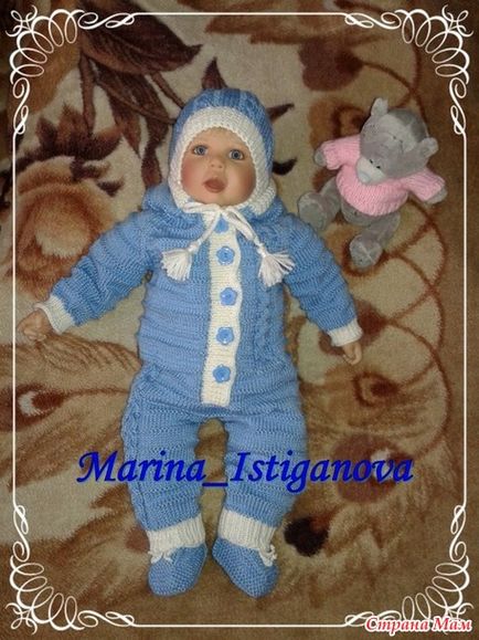 Моят костюм за новороденото (описание) - плетене за деца - Начало майки