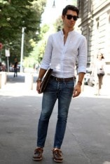 Чоловічі літні джинси - як вибрати, чи варто підвертати в спеку
