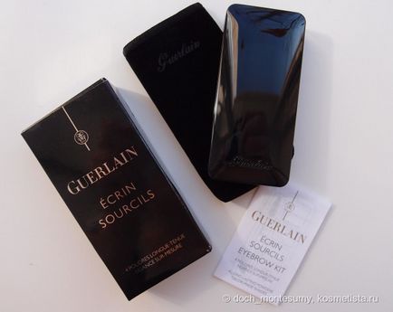 Set smink szemöldök Guerlain ecrin Sourcils szemöldök készlet №00 universel vélemények