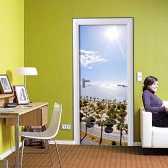 Наклейки на двері сучасний дизайн вашої кімнати