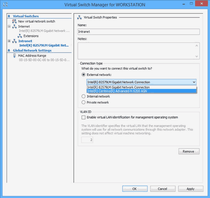 Network Configuration Hyper-V, az alap hasznos tudást