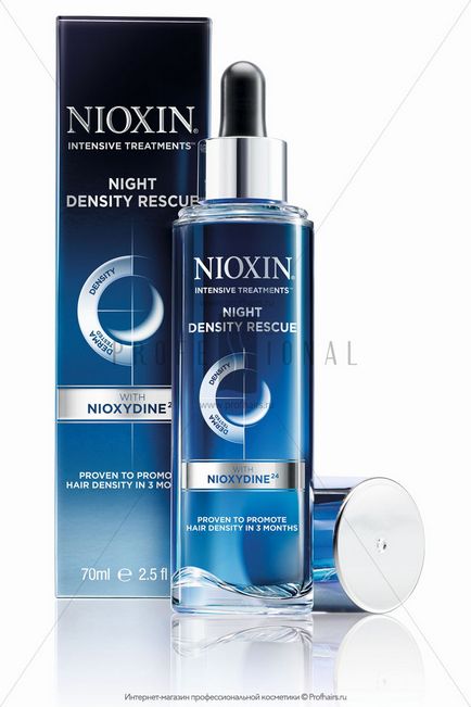 Nioxin éjszaka sűrűségű mentési éjszakai szérum sűrűségének növelésére haj 70 ml