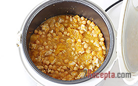Нут з куркою і гарбузом в мультиварці - покроковий фото рецепт приготування