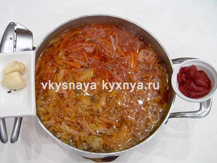 Funs delicios borsch cu chifteluțe