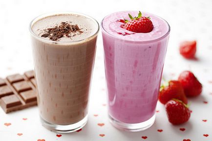 Milkshakes foarte interesante într-un blender, trucurile vieții