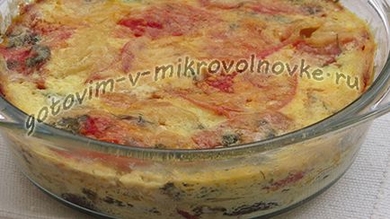 Növényi rakott paradicsom és tojásgyümölcs (padlizsán) Növényi rakott padlizsán és a paradicsom