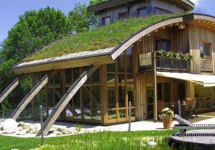 Озеленення даху на дачній ділянці - дизайнерські ідеї
