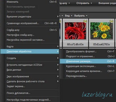 Batch a fotó méretének módosítása (batch) Batch változás fénykép méretét