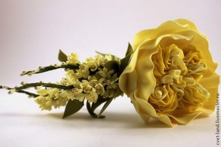 Піоновідние троянда з фоамірана - ярмарок майстрів - ручна робота, handmade