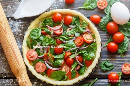 Пиріг з помідорами і шпинатом рецепт 👌 з фото покроковий, їмо вдома кулінарні рецепти від юлии