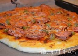 Pizza cu creveți - rețetă de gătit cu o fotografie
