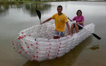 Artizanat din sticle de plastic pentru cabane și grădini