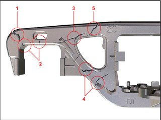 Cauze și semne de crăpare în perechi de roți, părți turnate ale camioanelor, metodele lor