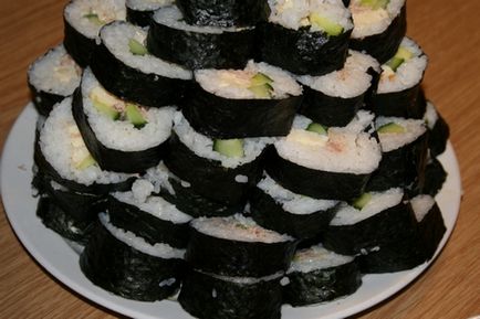 O rețetă simplă pentru a face sushi
